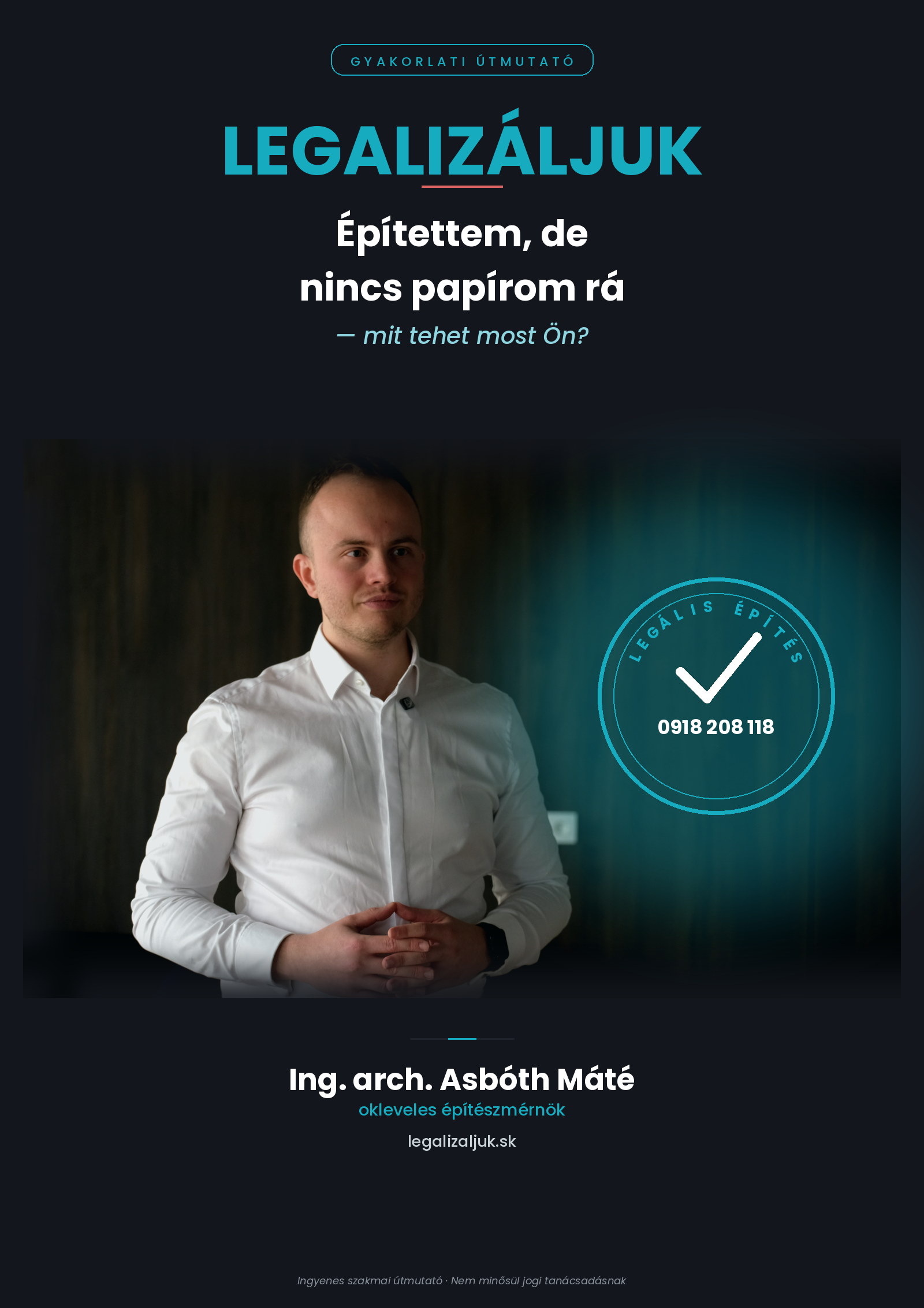 Építettem, de nincs papírom rá - ingyenes e-könyv borítója